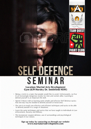 Flyer Design by D-Design for Martial Arts Development | Design: #3880387