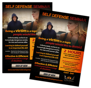 Flyer Design by creationz2011 for Martial Arts Development | Design: #3887036