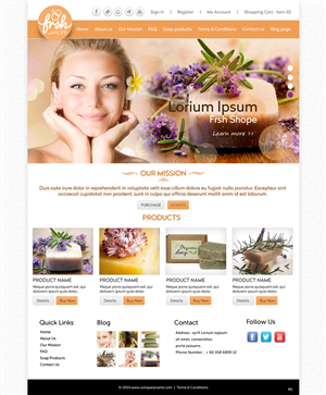 Web Design by pb for this project | Design: #3860436