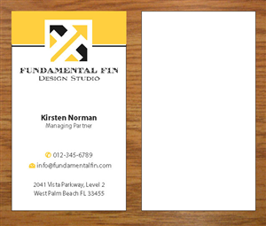 Business Card Design by Joy16589
