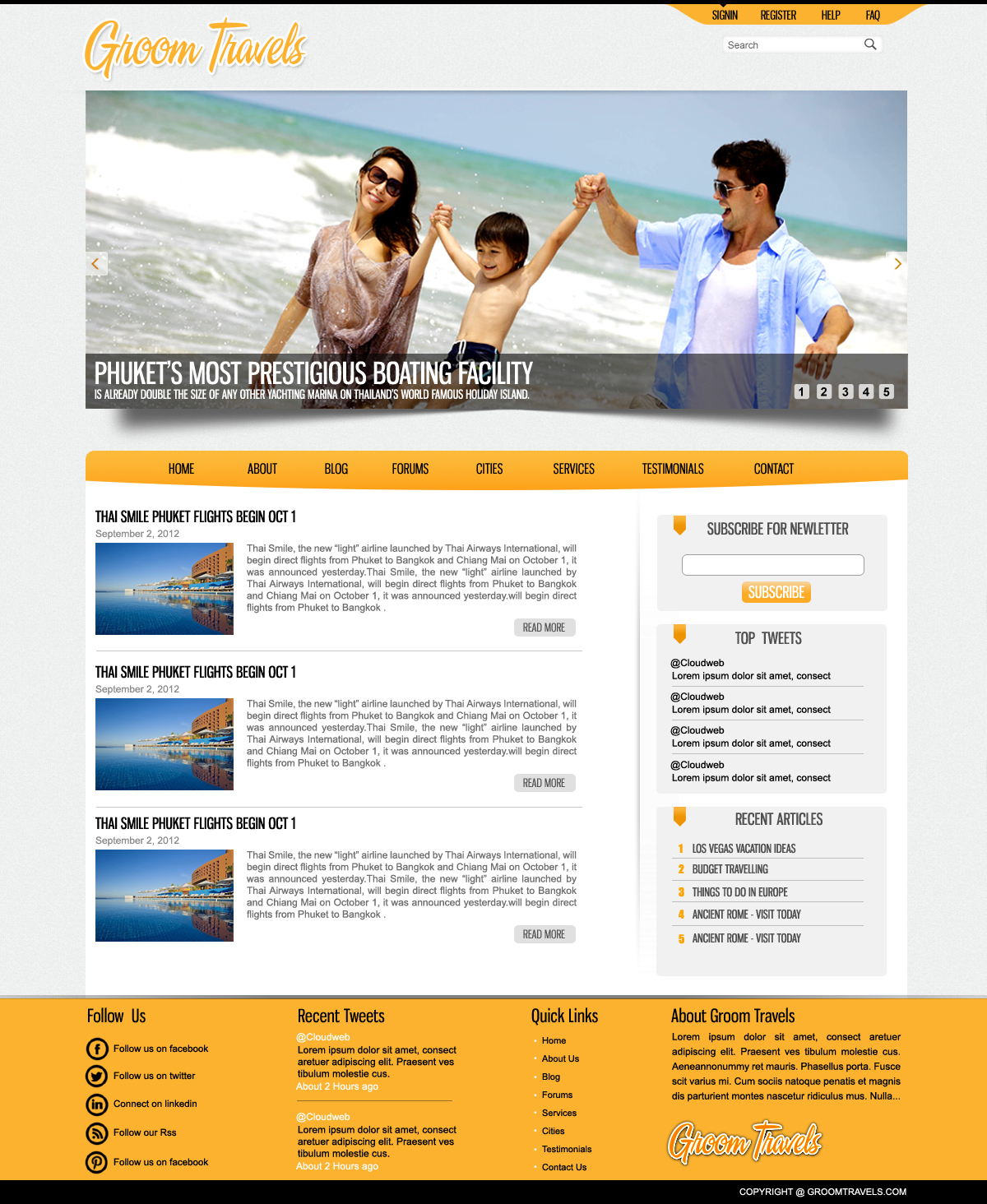 Design Wordpress par webwinner pour UpTrip | Design #1095717