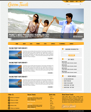 Design Wordpress par webwinner pour UpTrip | Design : #1095717