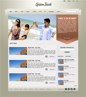 Design Wordpress par webwinner pour UpTrip | Design : #1095719