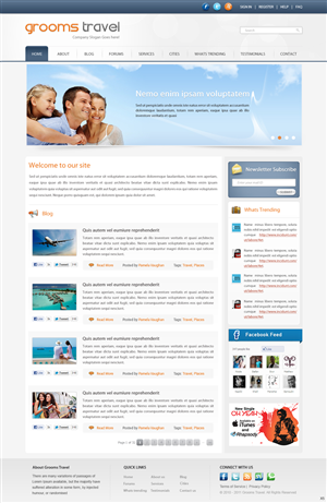 Design Wordpress par pb pour UpTrip | Design : #1033134