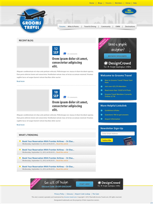 Design Wordpress par pb pour UpTrip | Design : #1040349