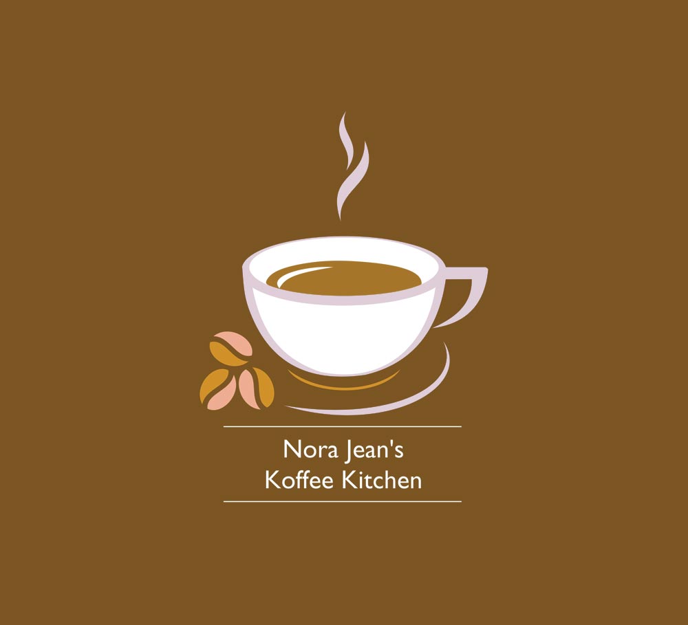 Logo Design by Amit Virmani for Nora Jean''s Koffee Kitchen | Design #3976440
