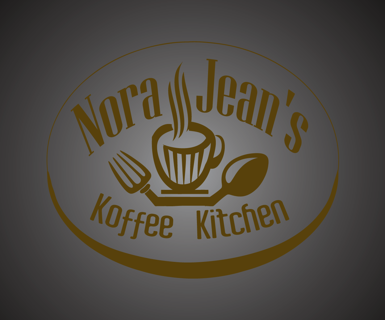 Logo Design by Dezign by Elite for Nora Jean''s Koffee Kitchen | Design #3926001