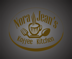 Logo Design by Dezign by Elite for Nora Jean''s Koffee Kitchen | Design: #3926001