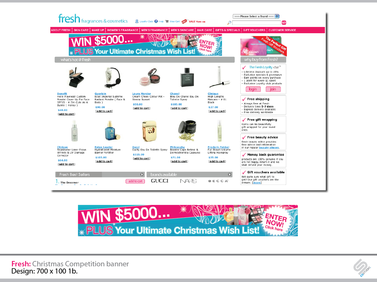 Banner Ad Design by esStudioUK for SimpleNet - Fresh Group | Design #133691