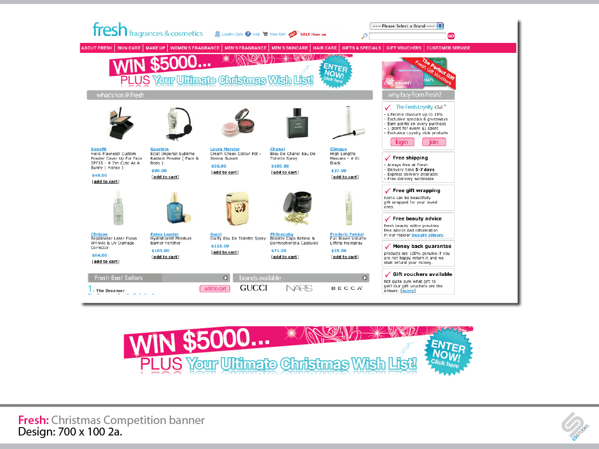 Banner Ad Design by esStudioUK for SimpleNet - Fresh Group | Design #133699