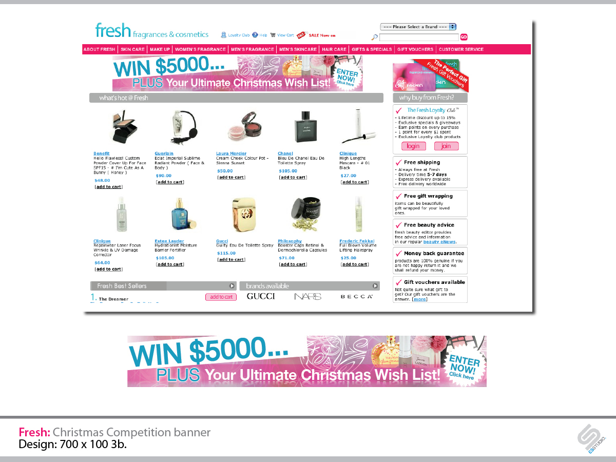 Banner Ad Design by esStudioUK for SimpleNet - Fresh Group | Design #133706