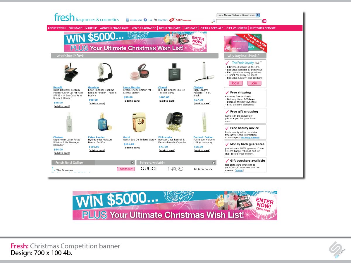 Banner Ad Design by esStudioUK for SimpleNet - Fresh Group | Design #133708