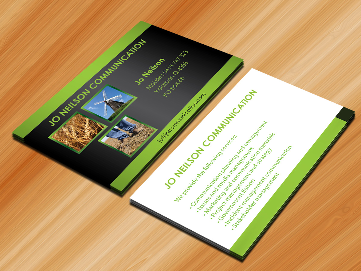 Business Card Design by Sarmishtha Chattopadhyay_loginchange for this project | Design #1042747