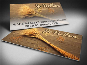 Business Card Design by JessicaD for this project | Design: #1043489