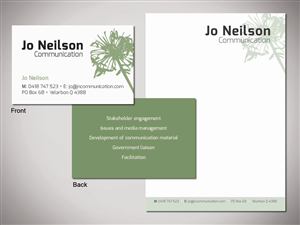 Business Card Design by Alison for this project | Design: #1145135