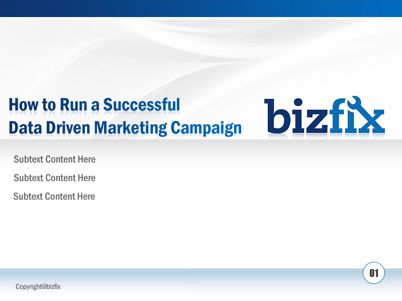 PowerPoint-Design von Best Design Hub für Bizfix - the Science of Marketing | Design #1024547