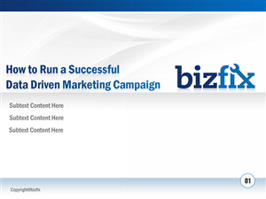 PowerPoint-Design von Best Design Hub für Bizfix - the Science of Marketing | Design: #1024547