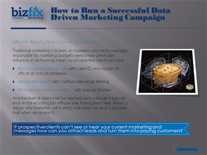 PowerPoint-Design von 100YAN für Bizfix - the Science of Marketing | Design: #1041116