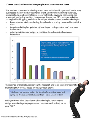 PowerPoint-Design von hjohnson für Bizfix - the Science of Marketing | Design: #1036041