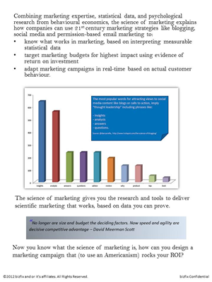 PowerPoint-Design von hjohnson für Bizfix - the Science of Marketing | Design: #1038366