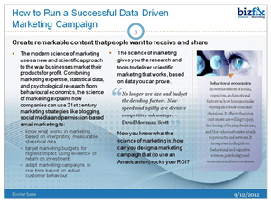 PowerPoint-Design von Bri für Bizfix - the Science of Marketing | Design: #1036649