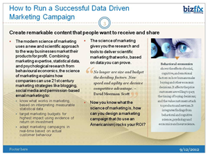 PowerPoint-Design von Bri für Bizfix - the Science of Marketing | Design: #1036661