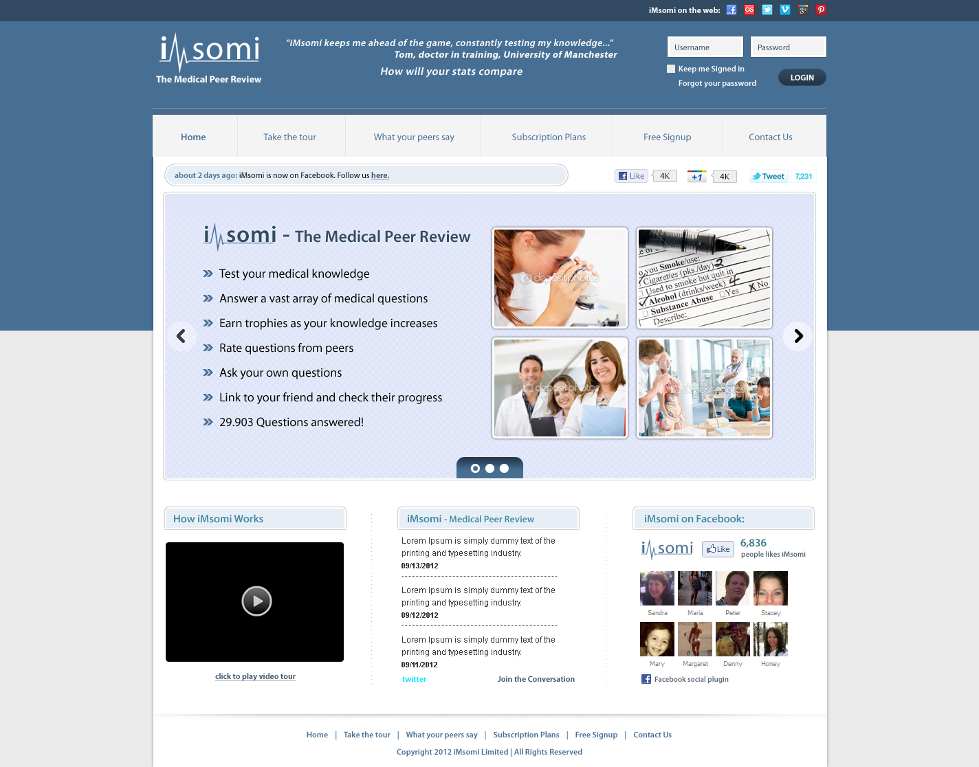 Web Design par Kreative Ideaz pour iMsomi Ltd | Design #1041680