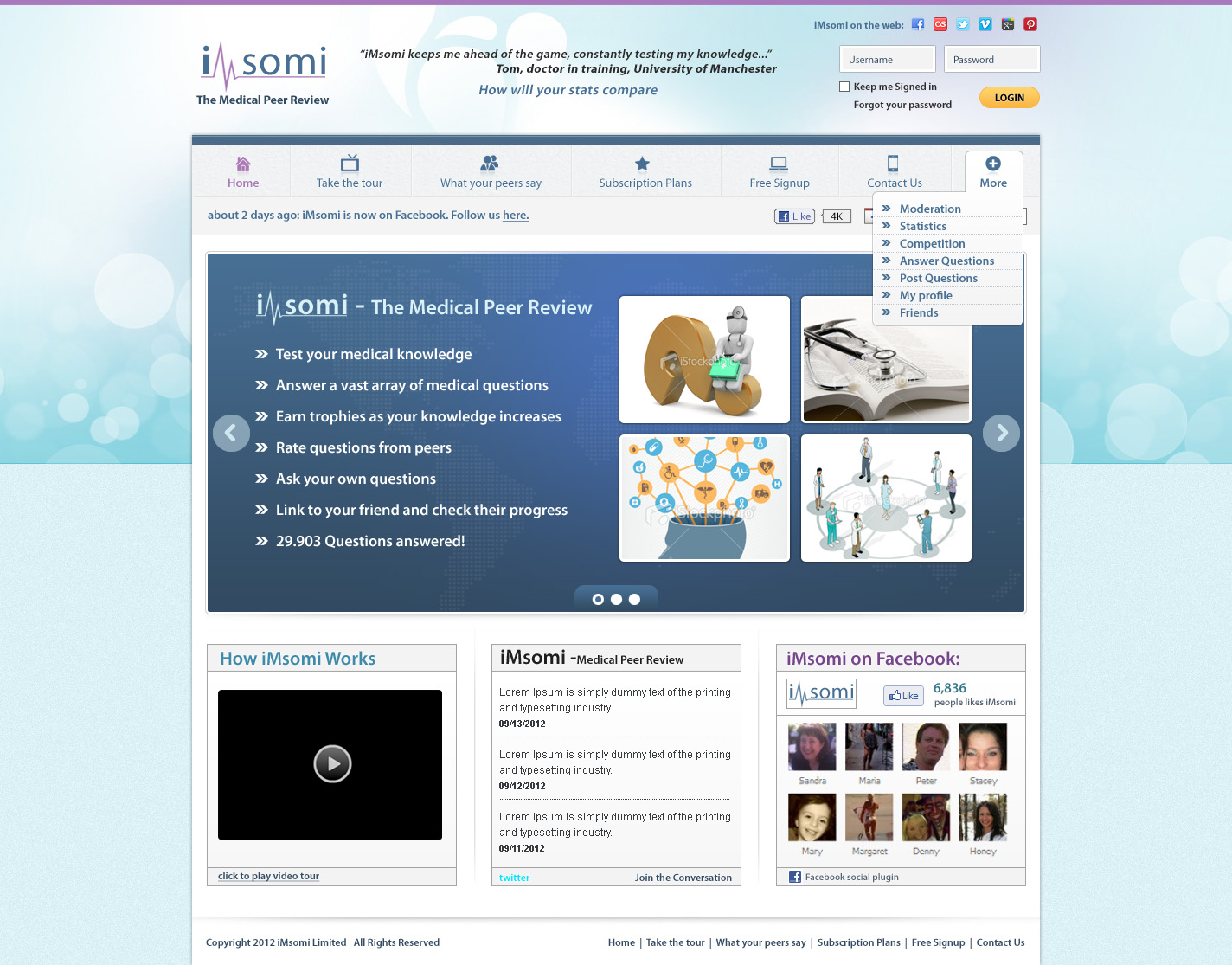 Web Design par Kreative Ideaz pour iMsomi Ltd | Design #1057768