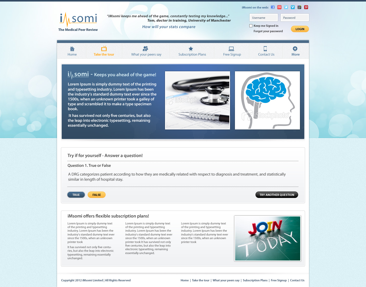 Web Design by Kreative Ideaz for iMsomi Ltd | Design #1060173