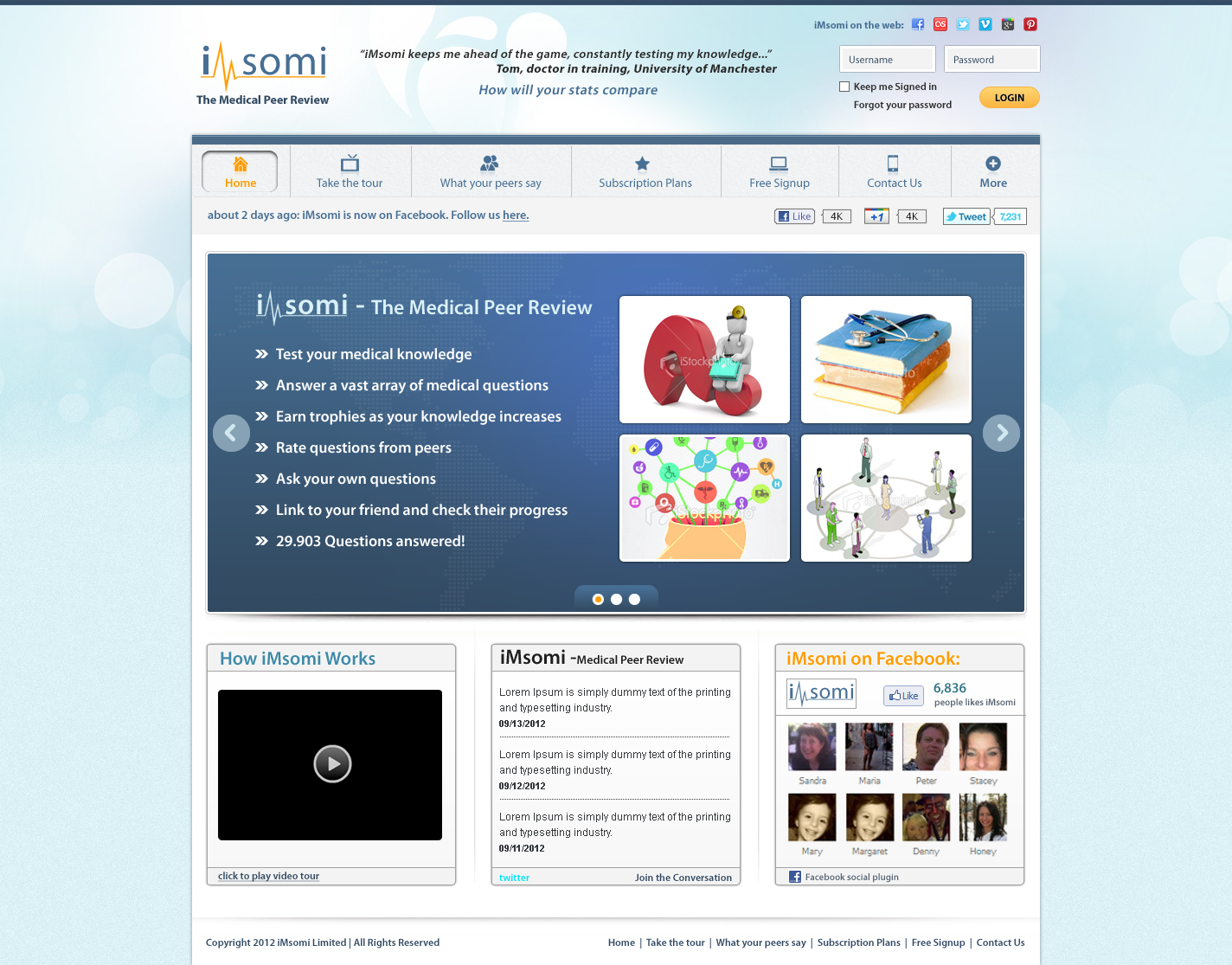 Web Design by Kreative Ideaz for iMsomi Ltd | Design #1068759