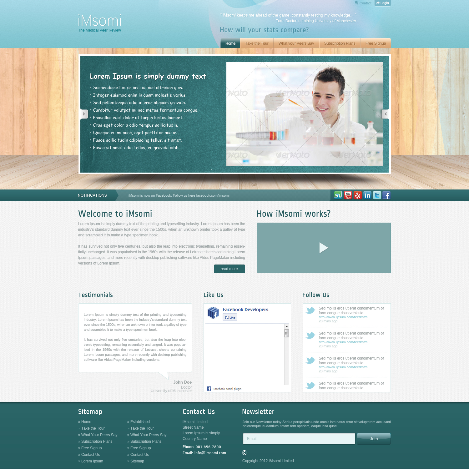 Web Design by Tebu Kurian for iMsomi Ltd | Design #1051633