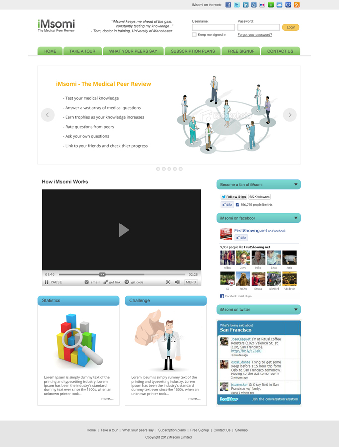 Web Design par ABG pour iMsomi Ltd | Design #1041851