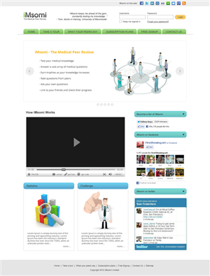 Web Design par ABG pour iMsomi Ltd | Design : #1041851