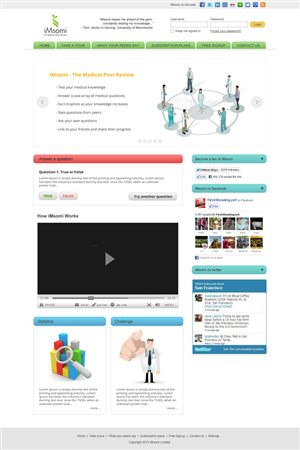 Web Design par ABG pour iMsomi Ltd | Design : #1052753