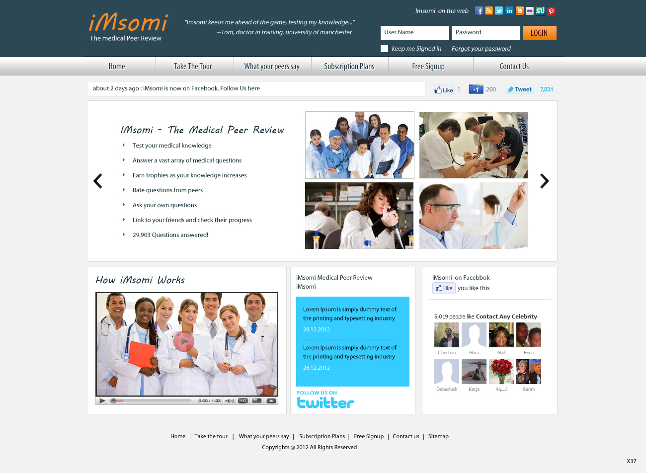 Web Design by pb for iMsomi Ltd | Design #1043773