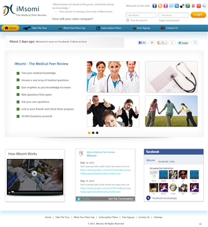 Web Design par pb pour iMsomi Ltd | Design : #1045243