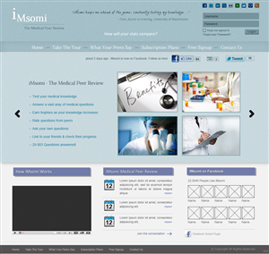 Web Design par pb pour iMsomi Ltd | Design : #1056078