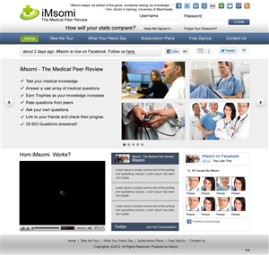Web Design par pb pour iMsomi Ltd | Design : #1056082