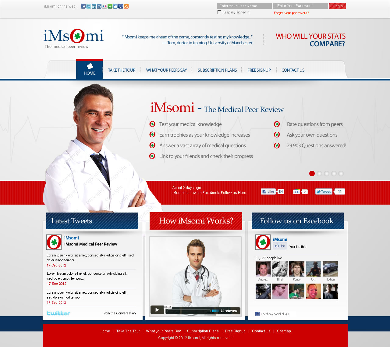 Web Design by TechWise for iMsomi Ltd | Design #1050187