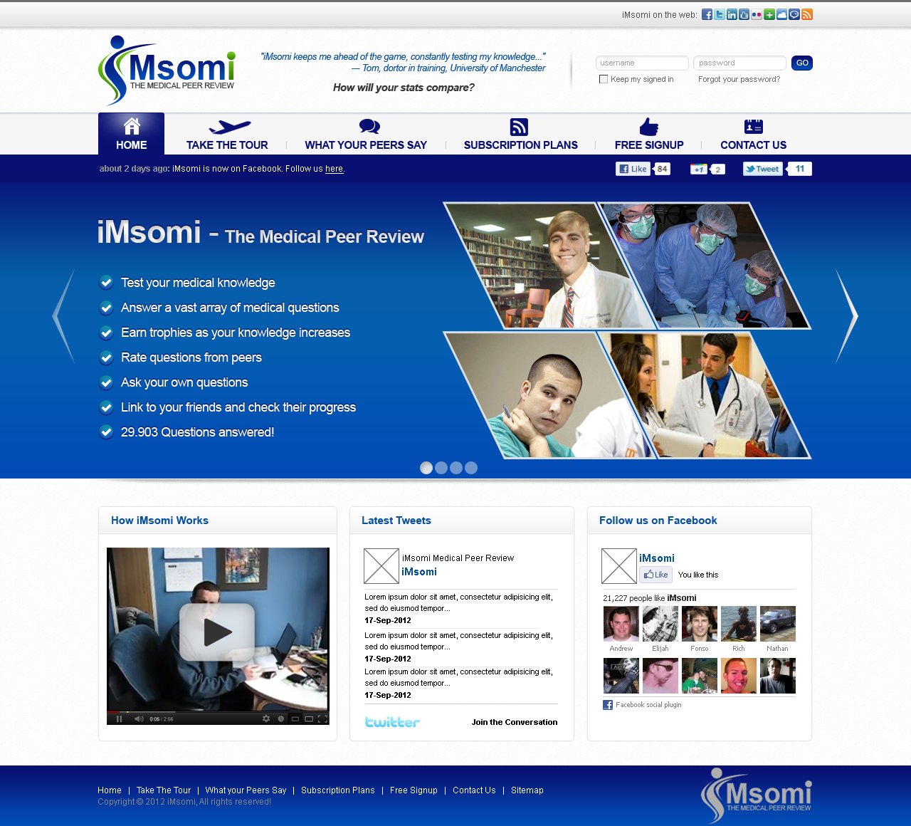Web Design par TechWise pour iMsomi Ltd | Design #1053352