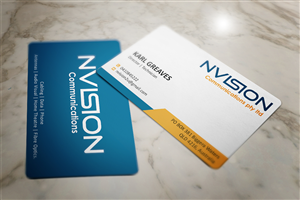 Communications Contractor Business Card Design | Business Card Design by MT