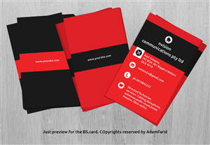 Business Card Design by adamhfarid for nvision communications pty ltd | Design: #3880605