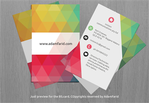 Business Card Design by adamhfarid for nvision communications pty ltd | Design: #3891322