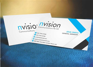 Business Card Design by AwsomeD for nvision communications pty ltd | Design: #3853514