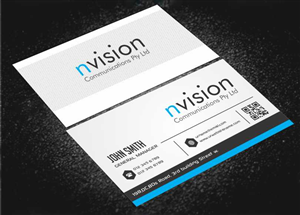 Business Card Design by AwsomeD for nvision communications pty ltd | Design: #3853517