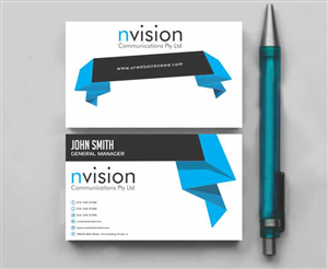 Visitenkarten-Design von AwsomeD für nvision communications pty ltd | Design: #3853538