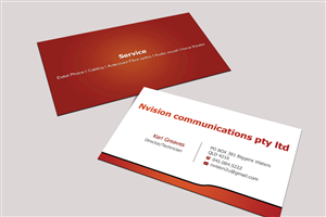 Business Card Design by shaikhdesign for nvision communications pty ltd | Design: #3906791