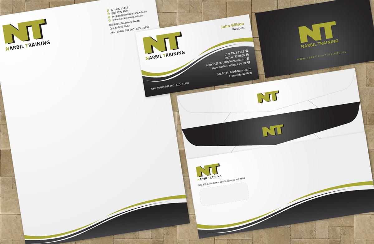 Stationery Design by BrandWar for Narbil Training | Design #1029002