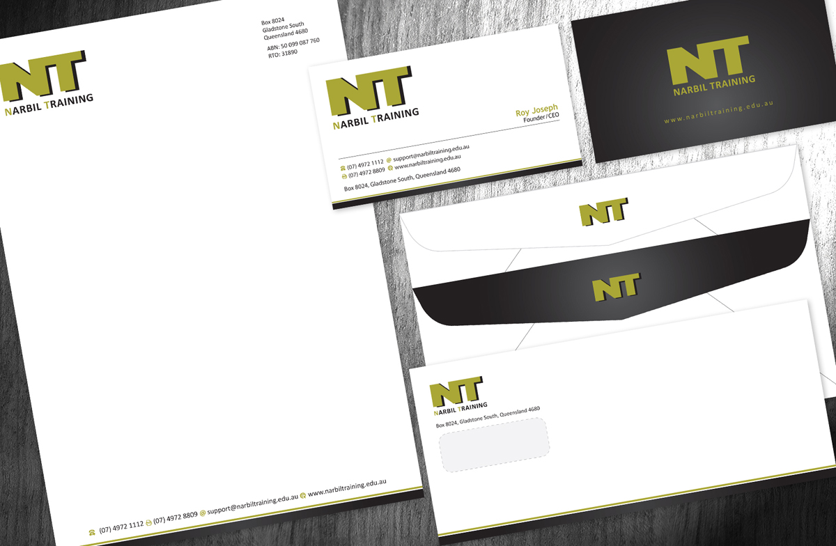 Stationery Design by BrandWar for Narbil Training | Design #1029118