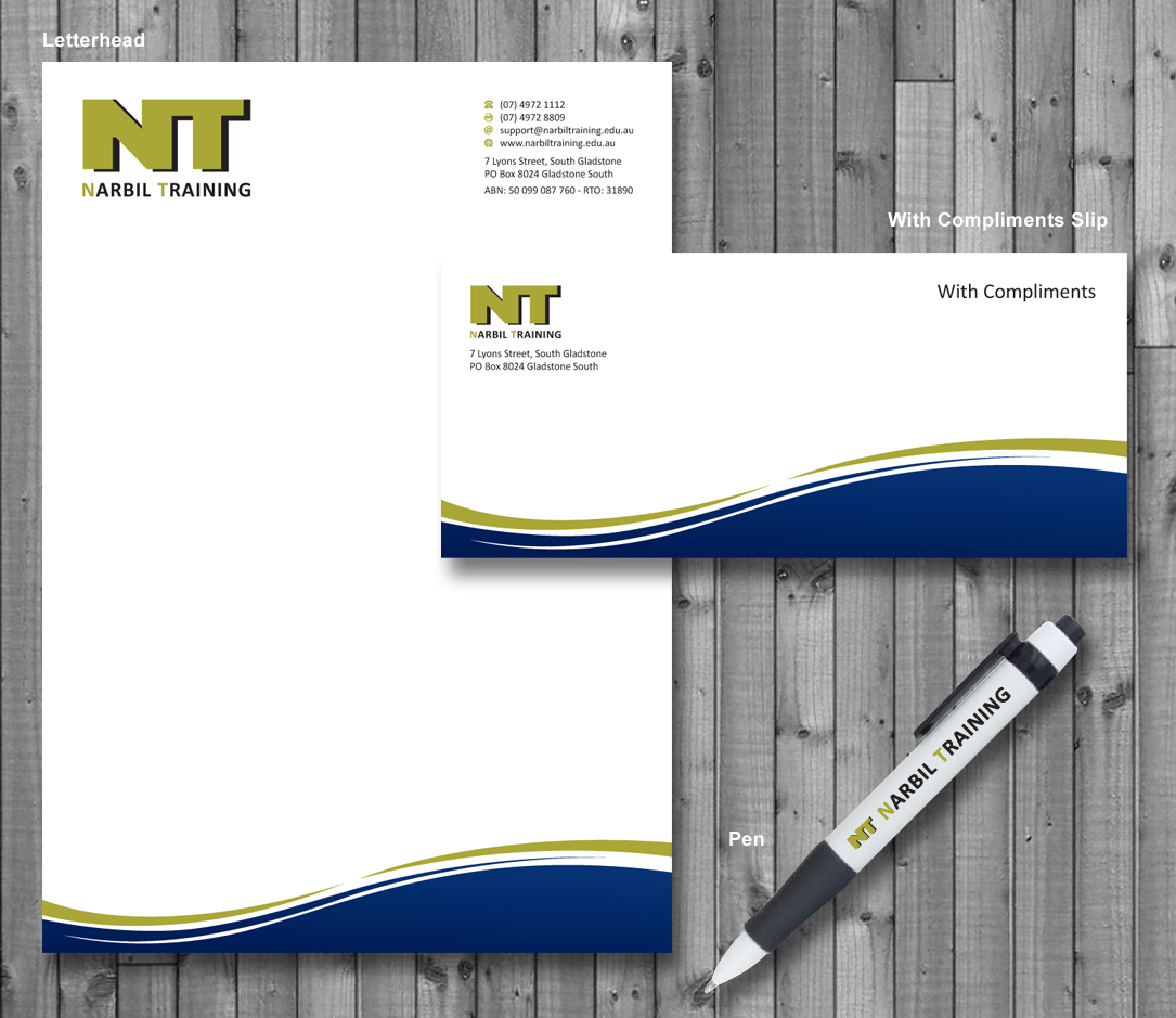 Stationery Design by BrandWar for Narbil Training | Design #1055183